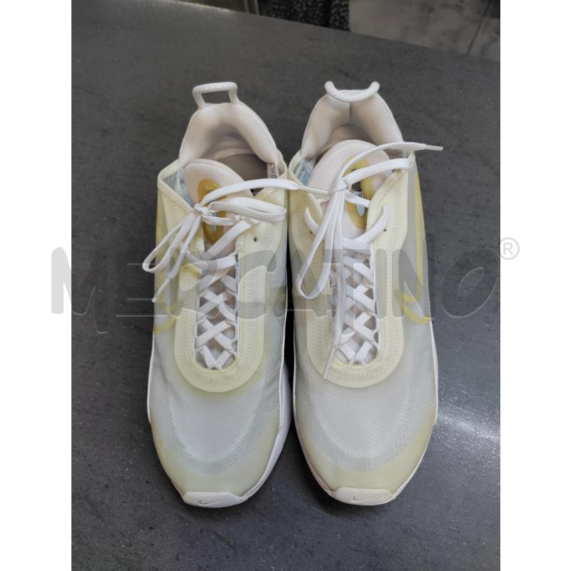 SCARPE NIKE AIR BIANCO GIALLO  | Mercatino dell'Usato Acerra 1