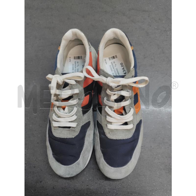 SCARPE RAGAZZO HOGAN BLU GRIGIO ARANCIONE | Mercatino dell'Usato Acerra 1