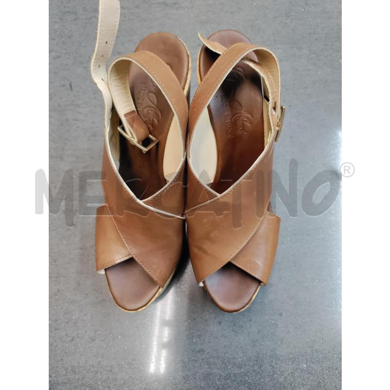 SCARPE TACCHI GAIA ALTIERI MARRONE | Mercatino dell'Usato Acerra 1