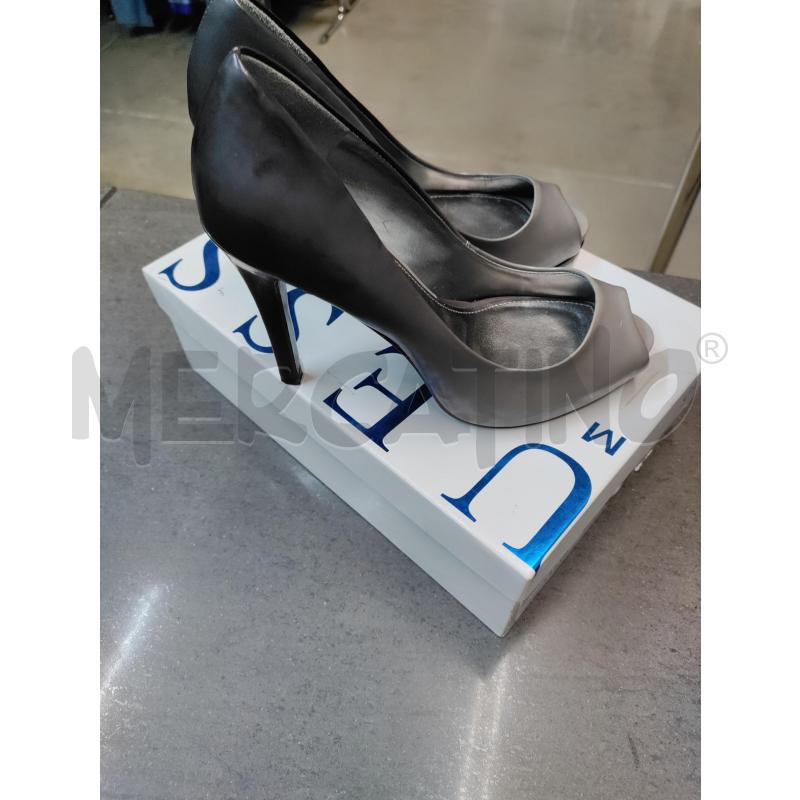 SCARPE TACCHI GUESS NERO GRIGIO FUMATO | Mercatino dell'Usato Acerra 2