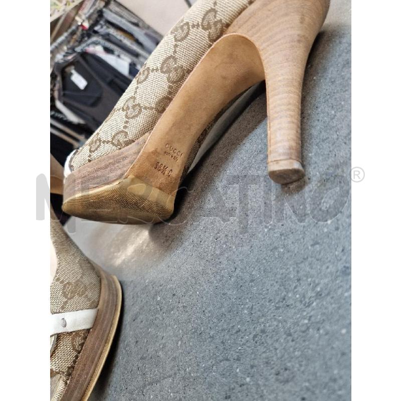 SCARPE TACCHI MARRONE GUCCI | Mercatino dell'Usato Acerra 3