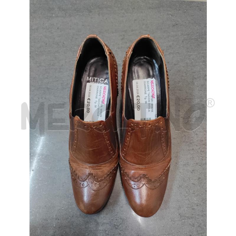 SCARPE TACCHI MITICA MARRONE | Mercatino dell'Usato Acerra 1