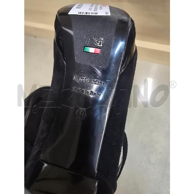 SCARPE TACCHI NEROGIARDINI NERO CON LACCETTI | Mercatino dell'Usato Acerra 3