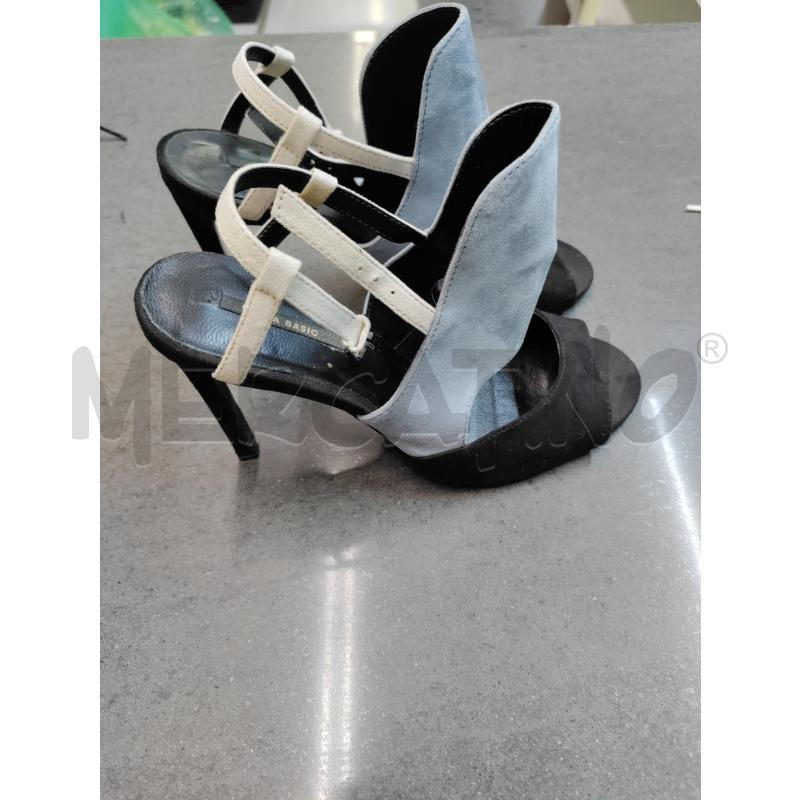 SCARPE TACCHI ZARA BASIC GRIGIO NERO | Mercatino dell'Usato Acerra 2