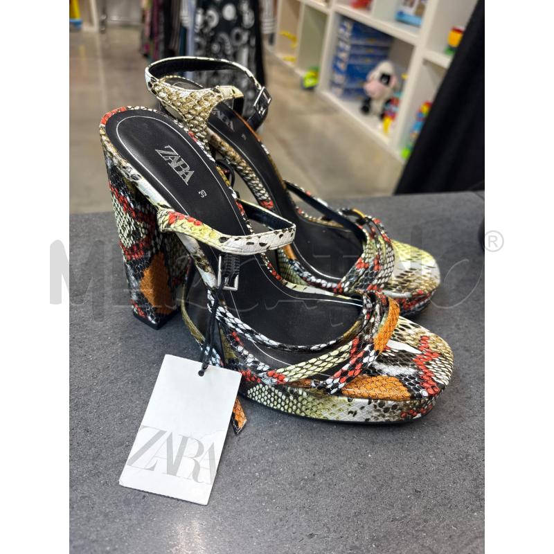 SCARPE TACCHI ZARA FANTASIA PITONATA  | Mercatino dell'Usato Acerra 1