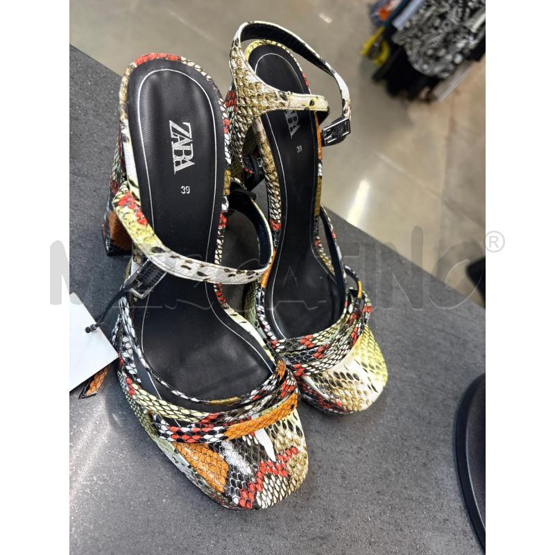 SCARPE TACCHI ZARA FANTASIA PITONATA  | Mercatino dell'Usato Acerra 2
