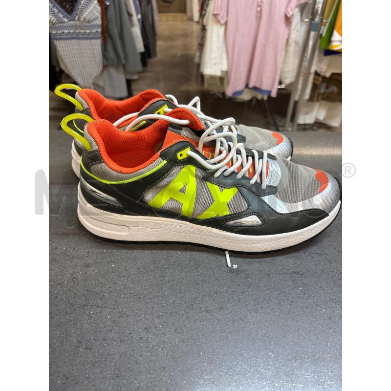 SCARPE UOMO ARMANI EXCHANGE VERDE GRIGIO GIALLO | Mercatino dell'Usato Acerra 3