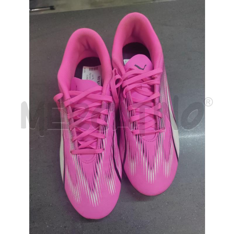 SCARPE UOMO CALCIO PUMA ROSA BIANCO | Mercatino dell'Usato Acerra 1