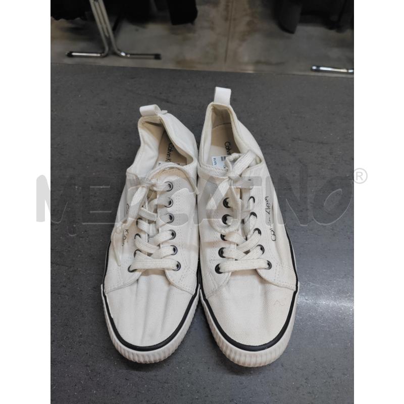 SCARPE UOMO CALVIN KLEIN BIANCO | Mercatino dell'Usato Acerra 1