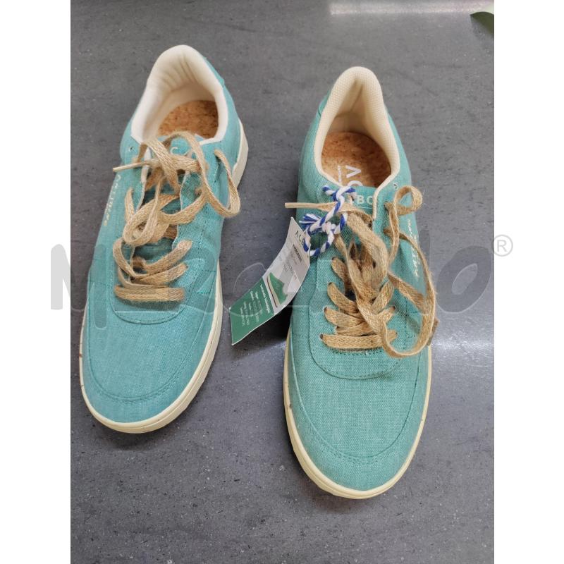 SCARPE UOMO CELESTE BIANCO ACBC | Mercatino dell'Usato Acerra 1