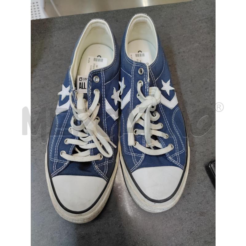 SCARPE UOMO CONVERSE ALL STAR BLU BIANCO | Mercatino dell'Usato Acerra 1