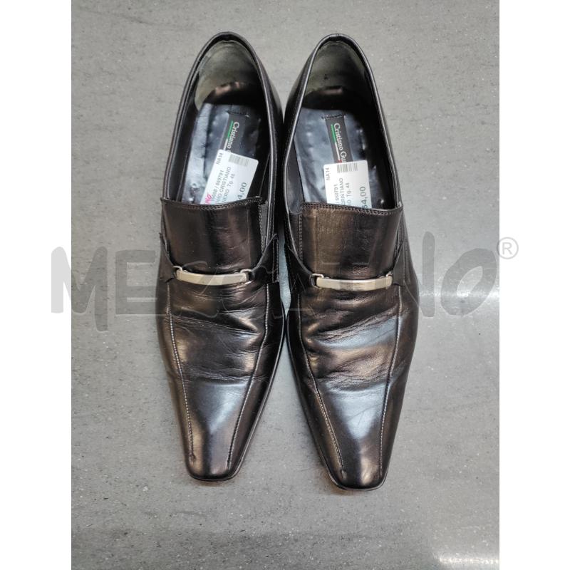 SCARPE UOMO CRISTIANO GUALTIERI NERO | Mercatino dell'Usato Acerra 1