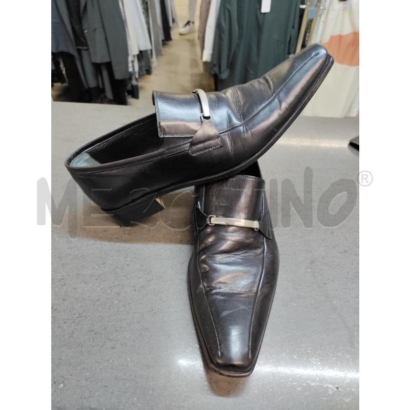 SCARPE UOMO CRISTIANO GUALTIERI NERO | Mercatino dell'Usato Acerra 2
