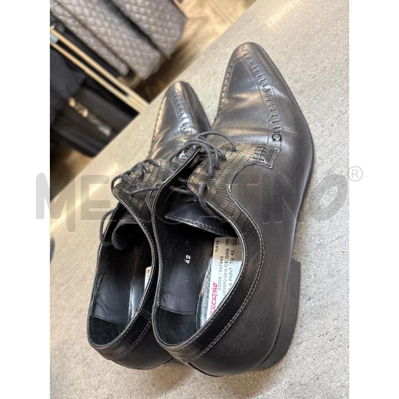 SCARPE UOMO DOLCE GABBANA NERO A PUNTA | Mercatino dell'Usato Acerra 4