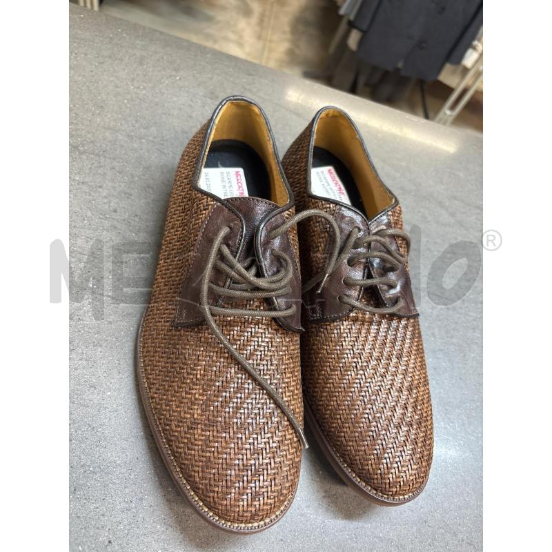 SCARPE UOMO EAGLE MARRONE INTRECCIATO | Mercatino dell'Usato Acerra 1