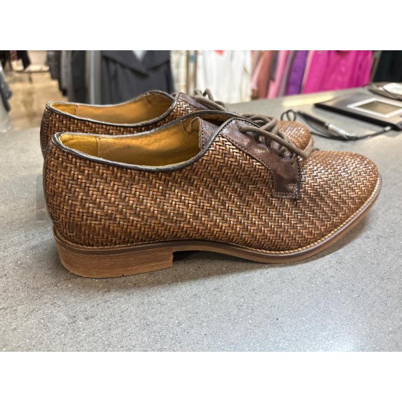 SCARPE UOMO EAGLE MARRONE INTRECCIATO | Mercatino dell'Usato Acerra 2