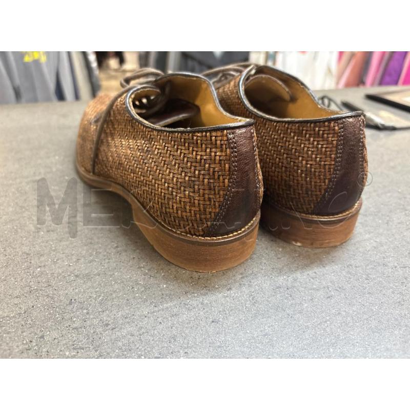 SCARPE UOMO EAGLE MARRONE INTRECCIATO | Mercatino dell'Usato Acerra 3