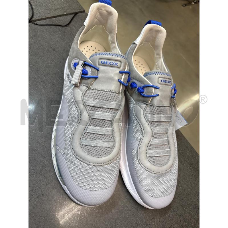 SCARPE UOMO GEOX BLU GRIGIO CHIARO IN MAGLIA | Mercatino dell'Usato Acerra 1