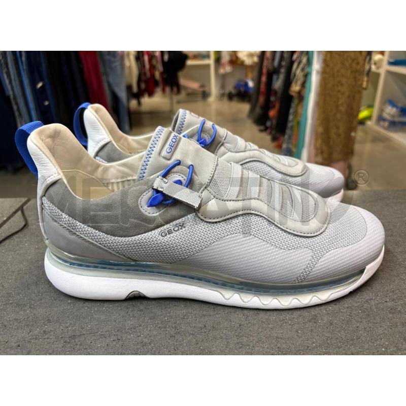 SCARPE UOMO GEOX BLU GRIGIO CHIARO IN MAGLIA | Mercatino dell'Usato Acerra 2