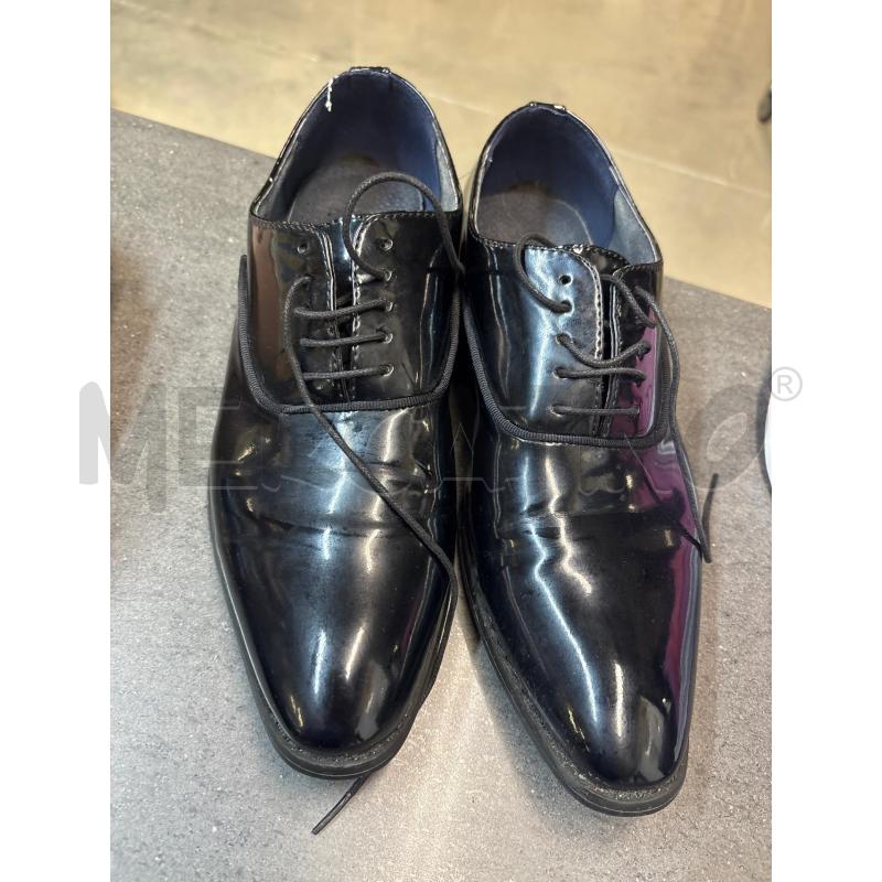 SCARPE UOMO LICHI NERO LUCIDO | Mercatino dell'Usato Acerra 1