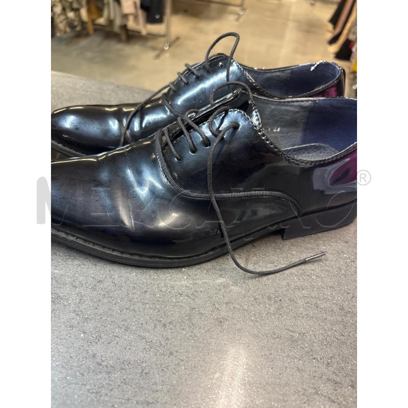 SCARPE UOMO LICHI NERO LUCIDO | Mercatino dell'Usato Acerra 2