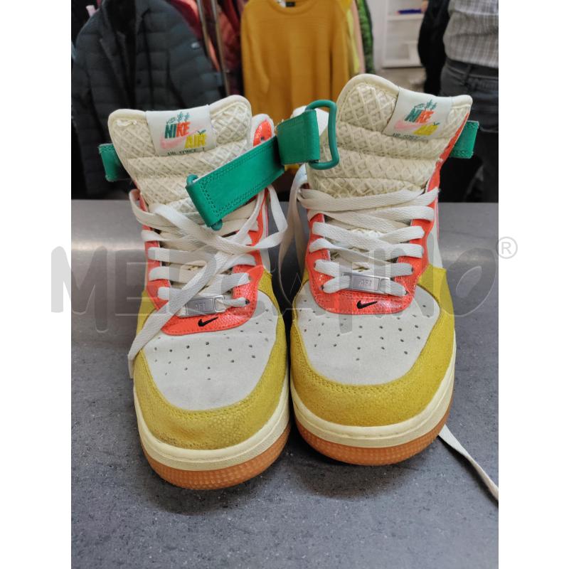 SCARPE UOMO NIKE AIR FORCE1 GIALLO ROSA ARANCIONE VERDE | Mercatino dell'Usato Acerra 2