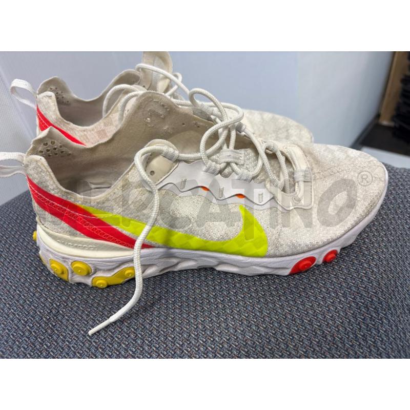 SCARPE UOMO NIKE BIANCO LOGO GIALLO FLUO | Mercatino dell'Usato Acerra 2