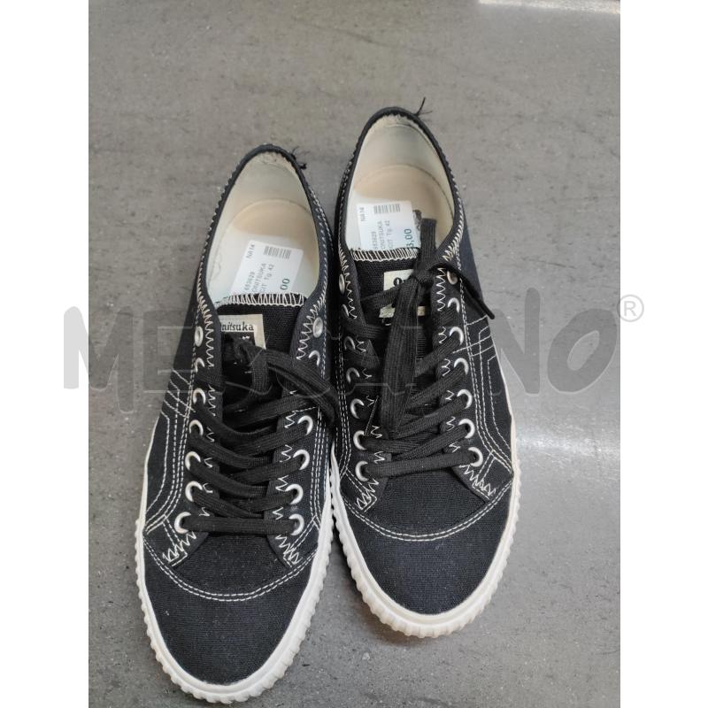 SCARPE UOMO ONITSUKA TIGER NERO CUCITURE BIANCO | Mercatino dell'Usato Acerra 1