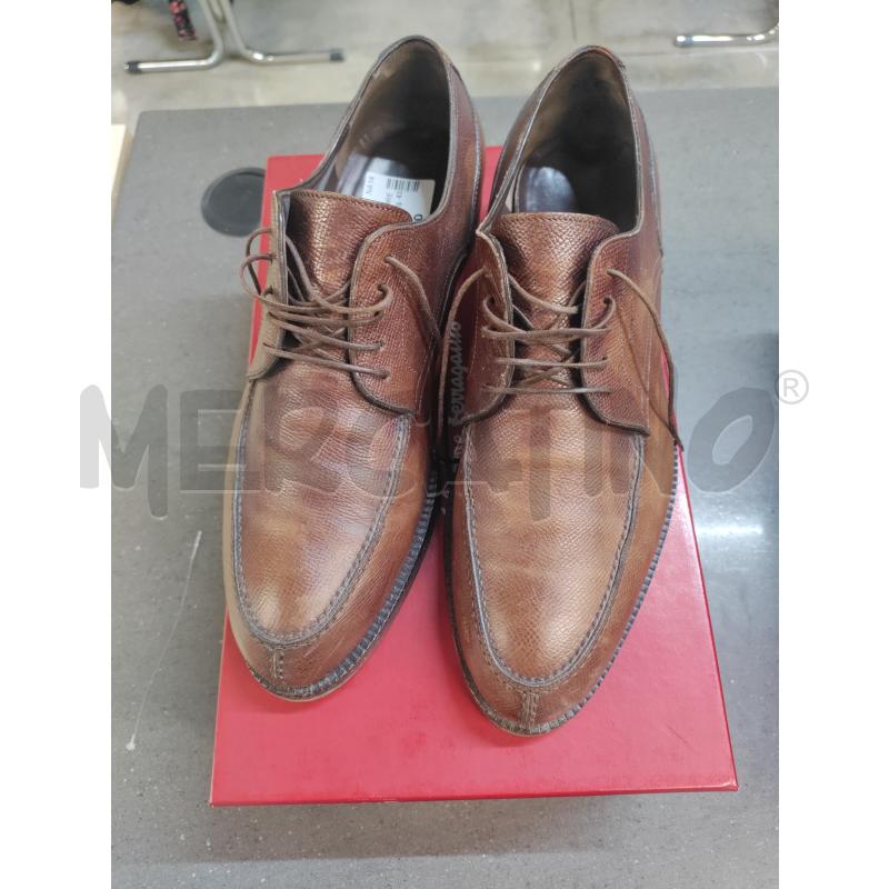 SCARPE UOMO SALVATORE FERAGAMO MARRONE CON LACCI | Mercatino dell'Usato Acerra 1
