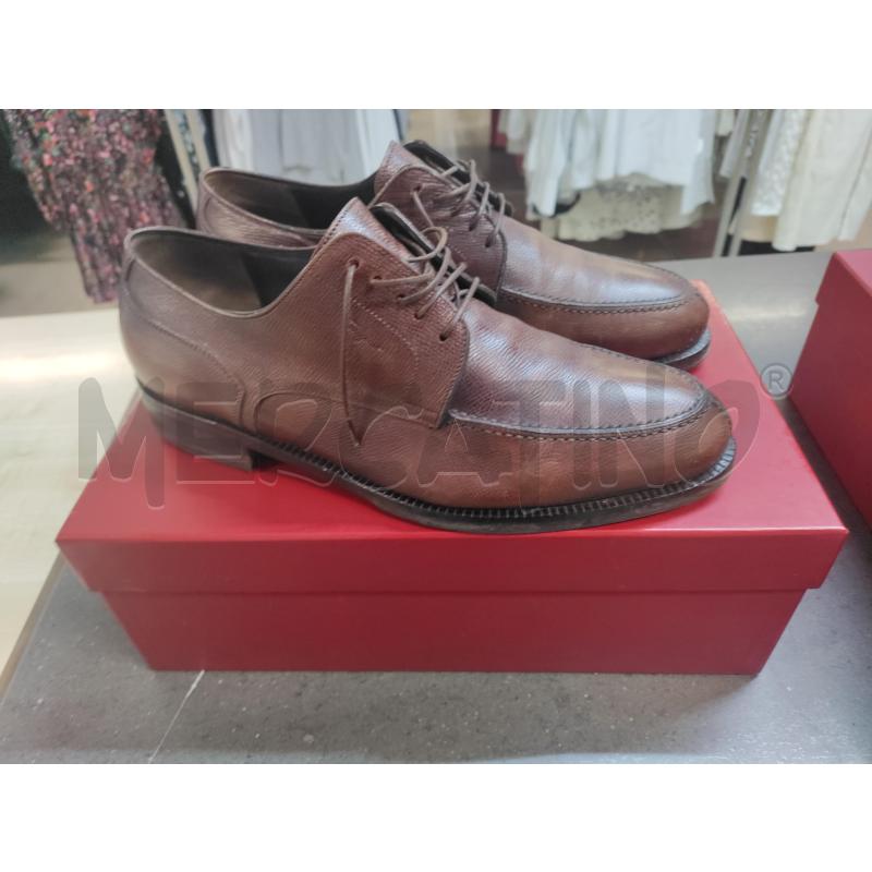 SCARPE UOMO SALVATORE FERAGAMO MARRONE CON LACCI | Mercatino dell'Usato Acerra 2
