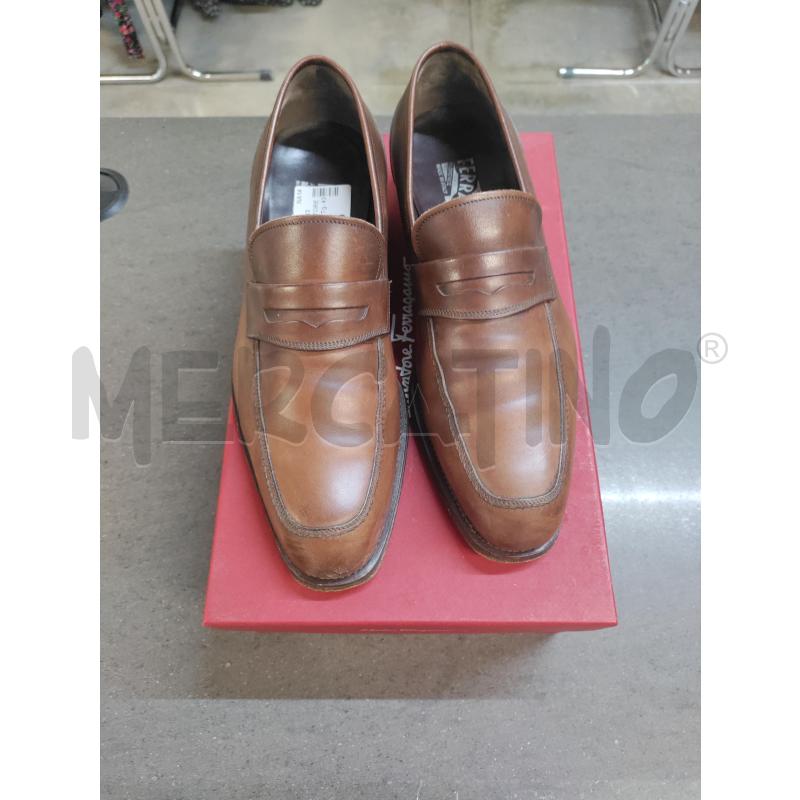 SCARPE UOMO SALVATORE FERRAGAMO MARRONE  | Mercatino dell'Usato Acerra 1
