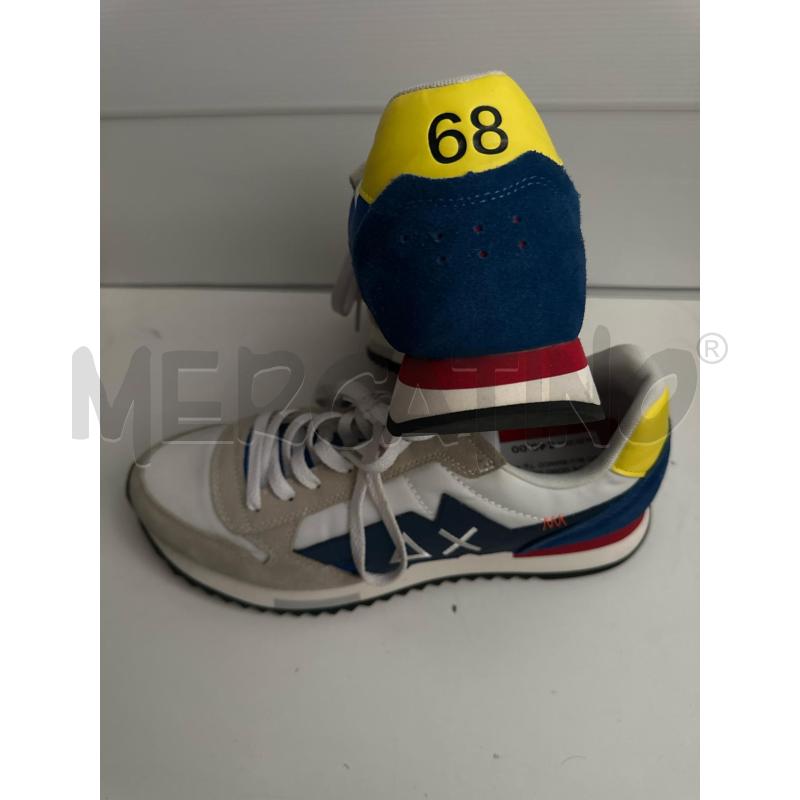 SCARPE UOMO SUN68 GRIGIO BLU BIANCO | Mercatino dell'Usato Acerra 3