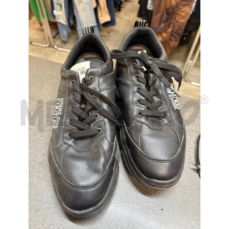 SCARPE UOMO VERSACE COUTURE JEANS NERO | Mercatino dell'Usato Acerra 2