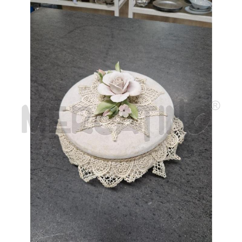 SCATOLA BIANCO FIORE | Mercatino dell'Usato Acerra 1