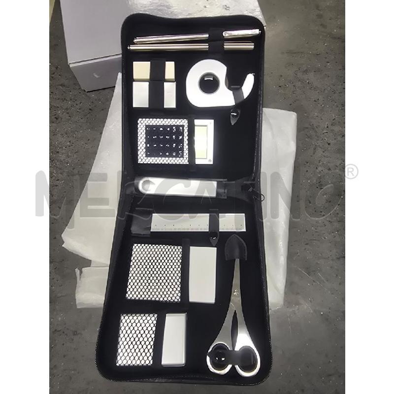 SCRIVANIA SET SILVER CON VARI ACCESSORI | Mercatino dell'Usato Acerra 2