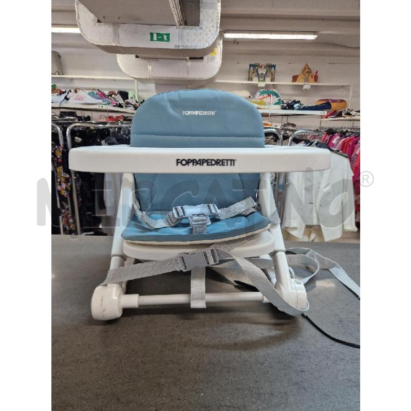 SEDIA BAMBINO DA TAVOLO CELESTE BIANCO FOPPAPEDRETTI | Mercatino dell'Usato Acerra 1
