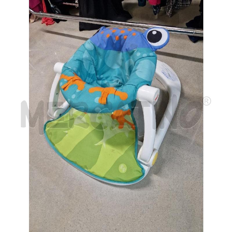 SEDIA BAMBINO FISHERPRICE VERDE RANA | Mercatino dell'Usato Acerra 1