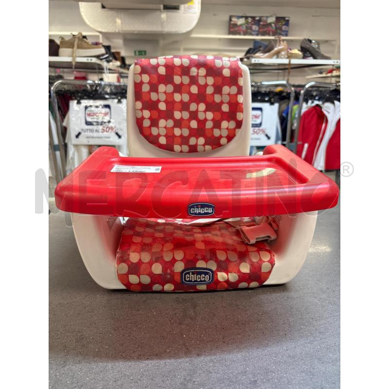 SEDIA DA TAVOLO BAMBINO CHICCO ROSSO BIANCO | Mercatino dell'Usato Acerra 2