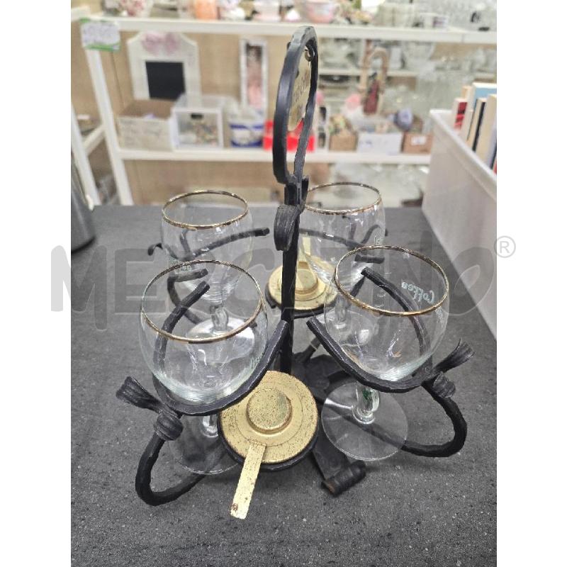 SET IRISH COFFE 4 CALICI+STRITTURA | Mercatino dell'Usato Acerra 1