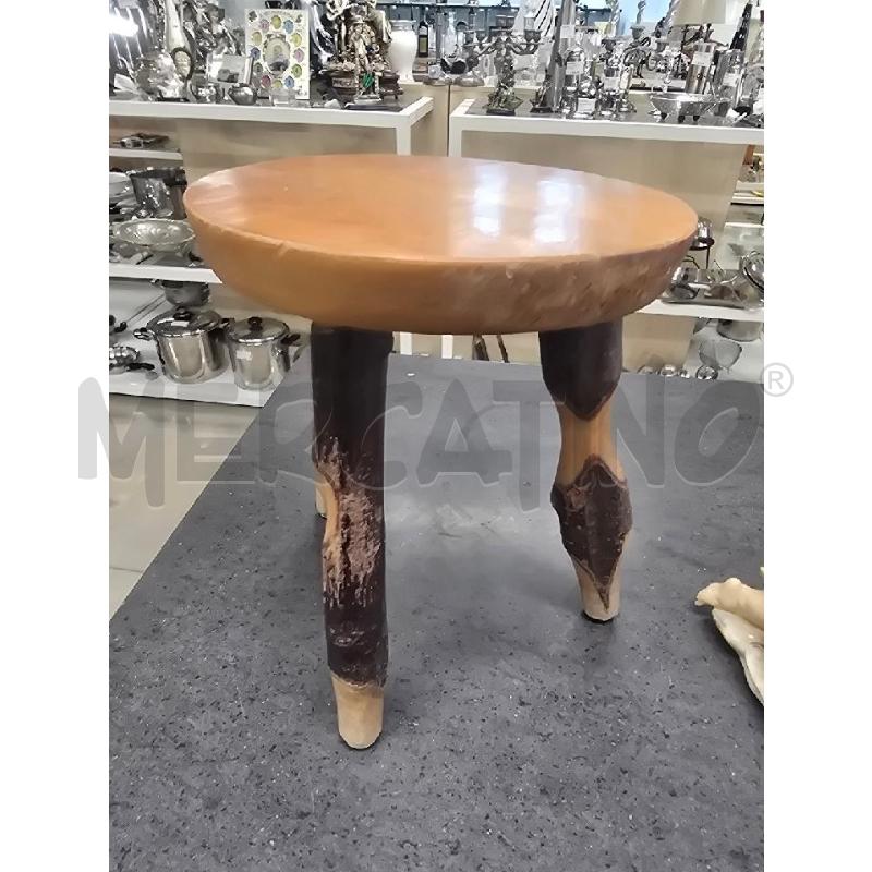 SGABELLO PICCOLO IN LEGNO | Mercatino dell'Usato Acerra 1