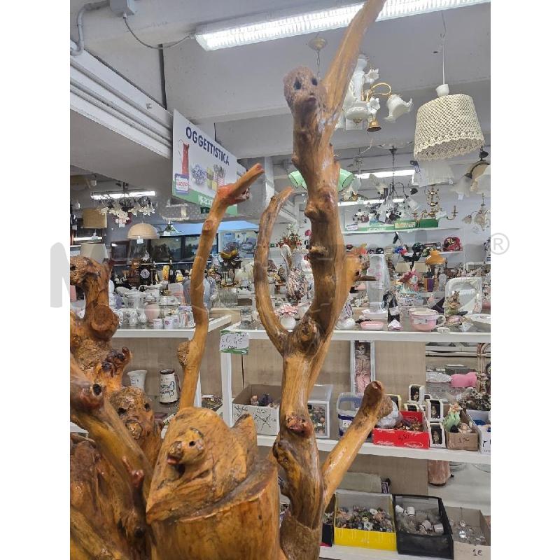 SOPRAMMOBILE ALBERO BASE DORATA RAMI VOLTI | Mercatino dell'Usato Acerra 4
