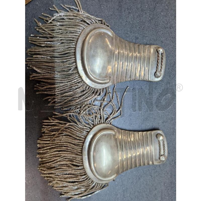 SPALLINE DA GENERALE METALLICHE VINTAGE  | Mercatino dell'Usato Acerra 1