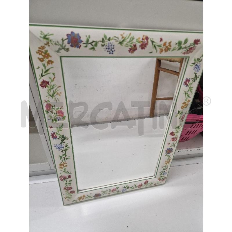 SPECCHIO BIANCO FIORI  | Mercatino dell'Usato Acerra 1