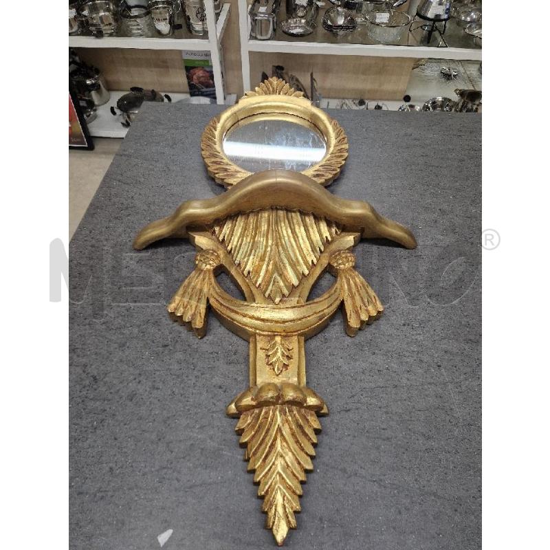 SPECCHIO DORATO ALZATA 80X50 | Mercatino dell'Usato Acerra 1