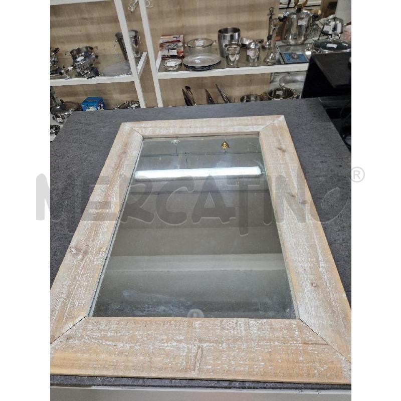 SPECCHIO LEGNO MAISON 55X75 | Mercatino dell'Usato Acerra 1