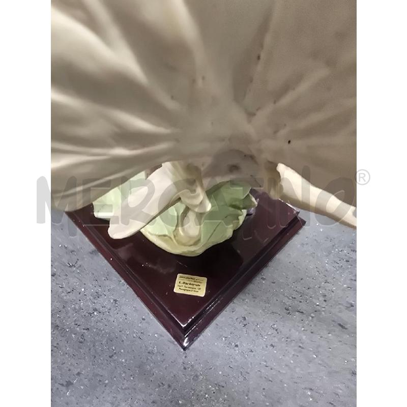 STATUA 2 UCCELLI BIANCHI BASE NERA | Mercatino dell'Usato Acerra 4