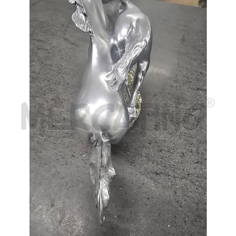 STATUA CAVALLI SILVER GRIGIO | Mercatino dell'Usato Acerra 2