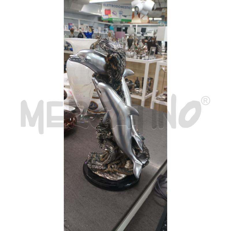 STATUA DELFINI SILVER  | Mercatino dell'Usato Acerra 1