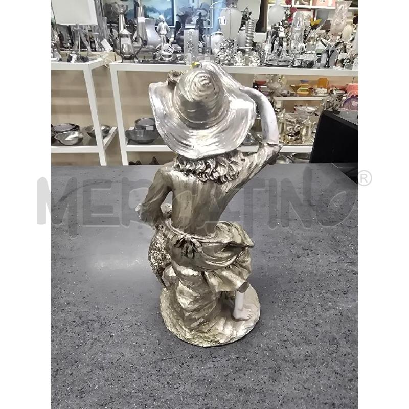 STATUA DONNA SILVER CAPPELLO PECORA | Mercatino dell'Usato Acerra 4