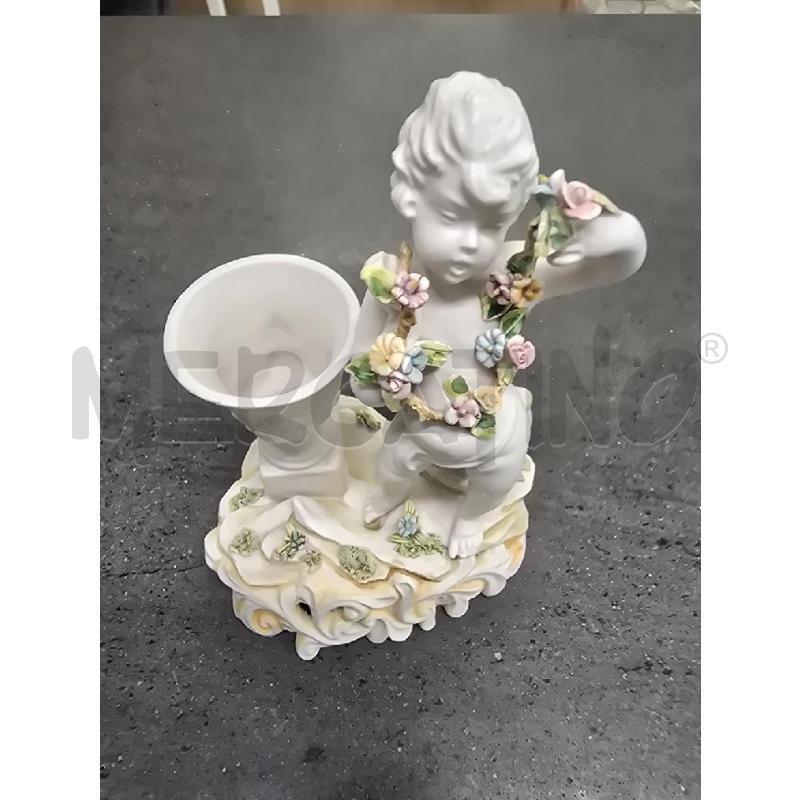 STATUETTA ANGIOLETTO BIANCO FIORELLINI | Mercatino dell'Usato Acerra 1